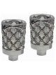 Neronim Daisy Glass Candle Holders | Artists and Designers | Judaica
